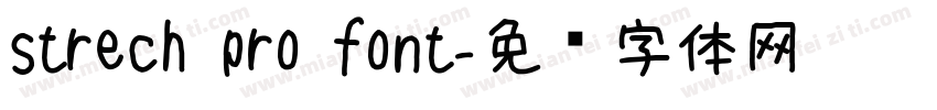 strech pro font字体转换
